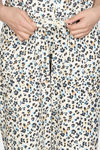 Zivame Snuggle Safari Knit Poly Pyjama Set - Antique White — thumbnail 7